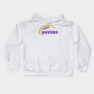 ravens football Kids Hoodie